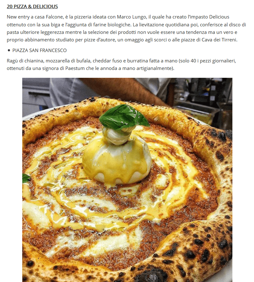 20Pizza&Delicious - Vincenzo Falcone - Cava dei Tirreni